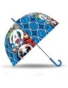 Kids Licensing Paraguas Transparente Automático Campana 46 Cm Avengers St48
