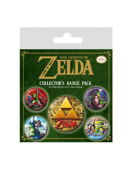 pyramid_international_paquete_de_insignias_the_legend_of_zelda_rd-rs660071_multicolor_10_x_12