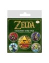 Pyramid International Paquete de Insignias the Legend of Zelda Rd-rs660071 Multicolor 10 X 12,5 Cm