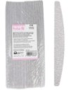 Eurostil Pack 48 Recambios Lima Media Luna 150 Zebra Unisex para Manicura Profesional