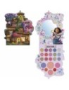 Lorenay Disney Encanto Paleta de Maquillaje Infantil Con 15 Sombras de Ojos, 3 Coloretes, 3 Brillos Labiales, Brocha y Espejo