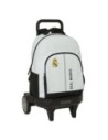 Safta Mochila Grande Con Ruedas Compact Oficial Del Real Madrid 1ª Equipación 24/25