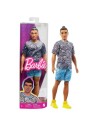 Mattel Barbie Fashionistas Ken Moreno Con Coleta y Conjunto Paisley Modelo Hpf80 para Niños Mayores de 3 Años