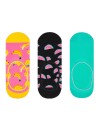 Happy Socks Calcetines 3pack Banana Liners Talla 36-40 Unisex