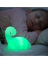 Innovagoods Lámpara Dinosaurio Led Multicolor Lightosaurus Infantil Portátil Rgb 13x12x8 Cm