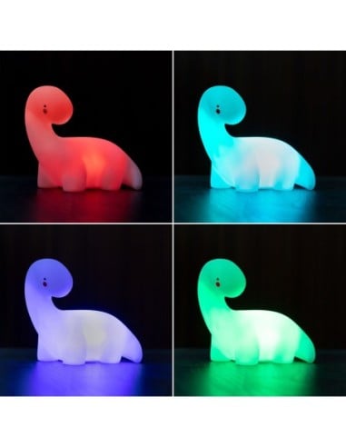 Lámpara Dinosaurio LED Multicolor Lightosaurus INNOVAGOODS Infantil Portátil
