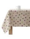 Muare Mantel Resinado Antimanchas Modelo 0119-19 200 X 140 Cm Lunares