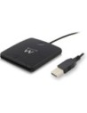 Ewent Lector de Tarjetas Electrónicas Ew1052 Compatible Con Windows/mac, Color Negro