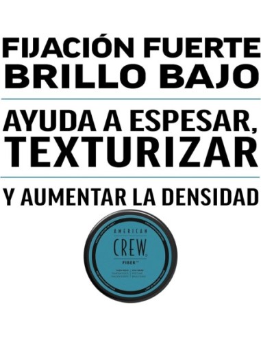 AMERICAN CREW Fiber Cera Moldeadora Para Hombre 50 Gr - Fijación Fuerte Y Acabado Mate
