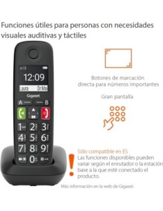 gigaset_teléfono_inalámbrico_e290_negro_150_números_21_tonos_4250366864297_oferta 2