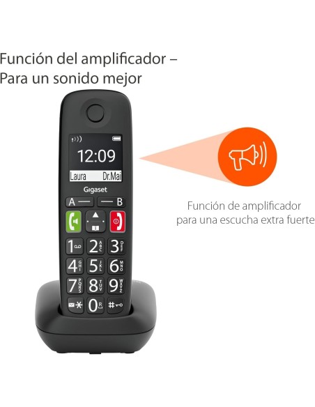 gigaset_teléfono_inalámbrico_e290_negro_150_números_21_tonos_4250366864297_barato