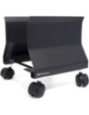 Phoenix Technologies Soporte Cpu de Acero Adaptable Con Ruedas, Ajustable de 150 mm A 285 mm, Color Gris