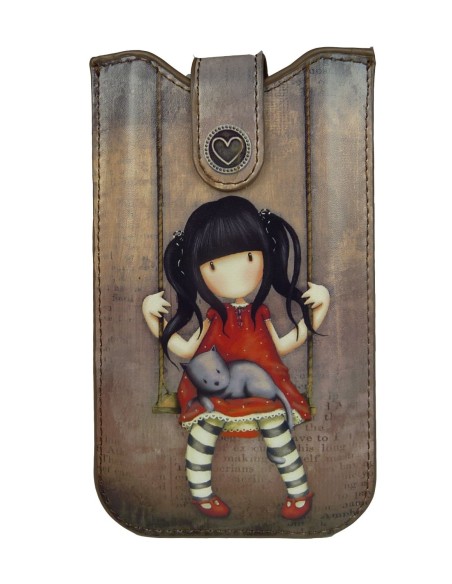 Kiwiku.com: Gorjuss Pocket XL Pull Up - Funda para móvil, diseño Ruby V2 - Electrónica