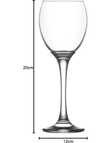 Set De 6 Copas De Vino Tinto Venue 245 Ml - LAV | Kiwiku
