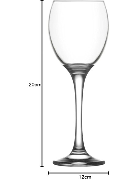 Set De 6 Copas De Vino Tinto Venue 245 Ml - LAV | Kiwiku