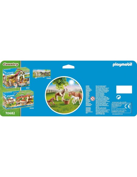 PLAYMOBIL Familia De Ponys Con Accesorios Y Figuras Para Niños | Kiwiku  