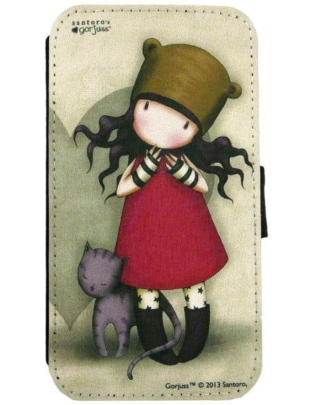 Gorjuss GJFM005 - Funda para Samsung Galaxy S4, diseño Purrfect love: Kiwiku.com: Electrónica