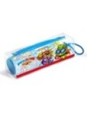 Superthings Set Infantil de Higiene Dental Con Neceser, Pasta de Dientes 75ml, Cepillo Dental y Vaso Decorado 60g