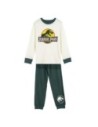 Cerda Pijama Largo Single Jersey Jurassic Park Beige Talla 6 Años Infantil Unisex