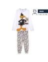 Cerda Pijama Largo Single Jersey Looney Tunes Gris para Hombre Talla S