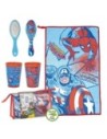 Cerda Neceser de Aseo para Viaje Con Accesorios Avengers, Color Azul