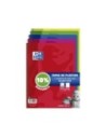 Oxford Pack 5 Cuadernos Fº T. Polipropileno School 80 Hojas 4x4 C/m Colores Vivos 400091365