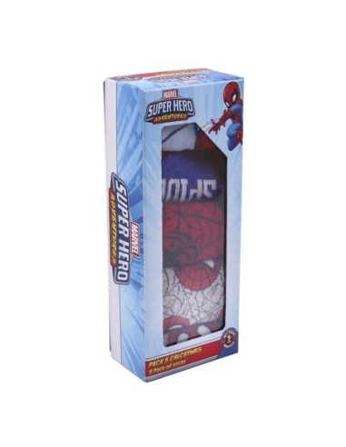 Pack De Calcetines CERDA Spiderman 5 Piezas Talla 19/22 - Kiwiku