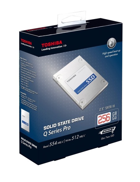 Toshiba Q Series Pro - Disco duro sólido (256 GB, Serial ATA III, 554 Mb/s) plata: Kiwiku.com: Informática