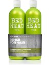 Tigi Duo Pack Bed Head Urban Antidotes Re-energize Champú 750ml + Acondicionador 750ml para Cabello Débil y Frágil