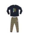 Cerda Pijama Largo Single Jersey Snoopy Azul Talla M