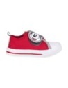 Cerda Zapatilla Loneta Suela Pvc Algodón Mickey, Color Rojo, Talla T026