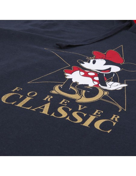 Sudadera Con Capucha Minnie Mouse Mujer Azul Oscuro XS | CERDA