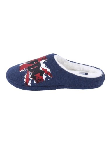 CERDA Zapatillas De Casa Abierta Premium ACDC Azul Talla 38/39 - Comodidad Y Estilo Rockero