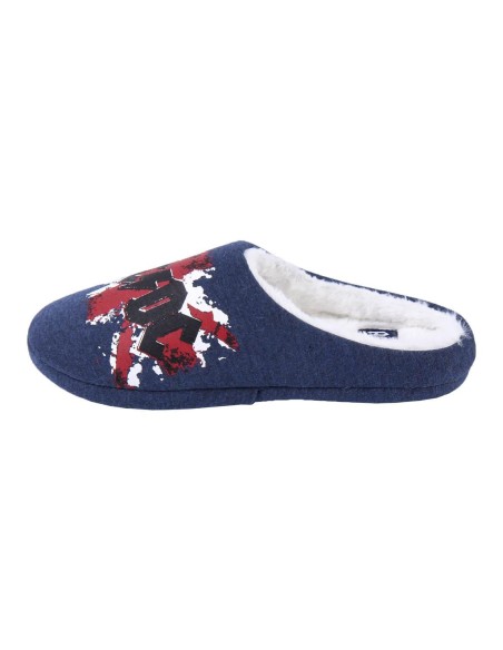 CERDA Zapatillas De Casa Abierta Premium ACDC Azul Talla 38/39 - Comodidad Y Estilo Rockero
