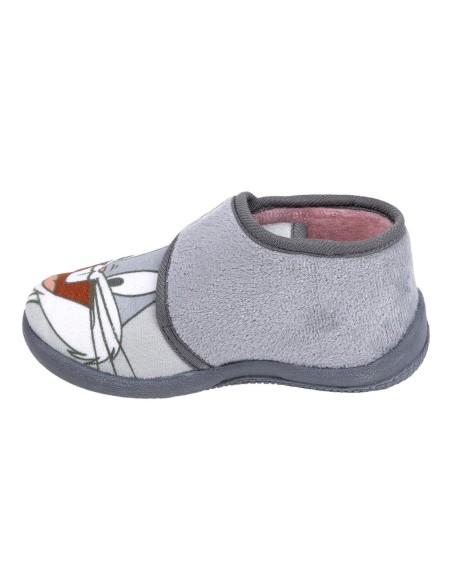 CERDA Zapatillas De Casa Media Bota Looney Tunes Talla 25 Infantil Gris - Kiwiku