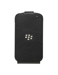 Blackberry O98ACC50707201 - Funda de piel con tapa para Blackberry Q10, Negro - Electrónica - Kiwiku.com