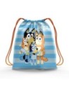 Cerda Saquito Infantil Bluey Con Cierre de Cordón, Diseño Azul, Unisex