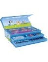 Cerda Set de Papelería Coloreable Maletín Bluey Color Azul