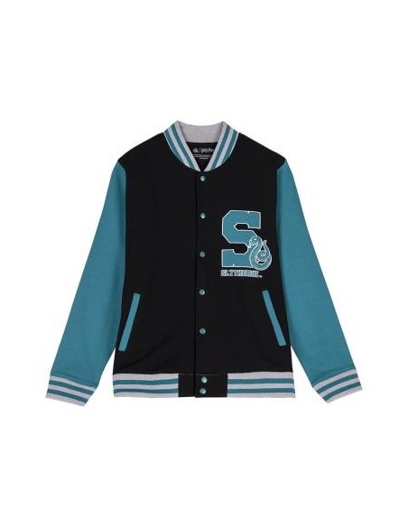 cerda_sudadera_con_cremallera_cotton_brushed_harry_potter_slytherin