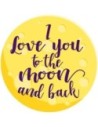 Cerda Toalla Redonda I Love You To the Moon And Back Microfibra 150 Cm