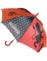 Cerda Paraguas Automático Infantil Harry Potter Hogwarts, Color Rojo, Talla 45 Cm