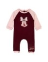 Cerda Pelele Interlock Minnie Talla 24 Meses Infantil Granate y Gris 100% Algodón