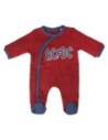 Cerda Pelele Interlock Music Acdc Rojo Talla 12 Meses