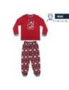 Cerda Pijama Largo Single Jersey Mickey, Color Rojo, Talla M
