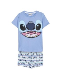 cerda_pijama_corto_single_jersey_stitch_azul_talla_12_años_8445484380699_oferta