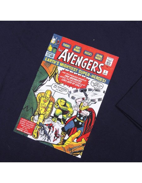 Compra CERDA Pijama Corto Marvel Azul Oscuro Hombre Talla S En Kiwiku