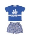 Cerda Pijama Corto Single Jersey Mickey, Color Azul, Talla 3 Años