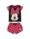 Cerda Pijama Corto Single Jersey Minnie, Color Rojo, Talla 4 Años