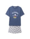 Cerda Pijama Corto Single Jersey Punto Mickey Mouse Azul Oscuro Hombre Talla Xxl