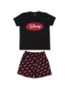 Cerda Pijama Corto Single Jersey Disney para Hombre, Color Negro, Talla Xl